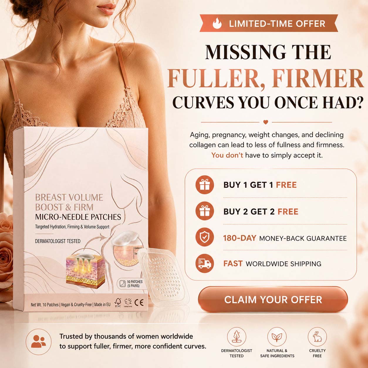 Vopani® Targeted Breast Enhancement Advanced Patch