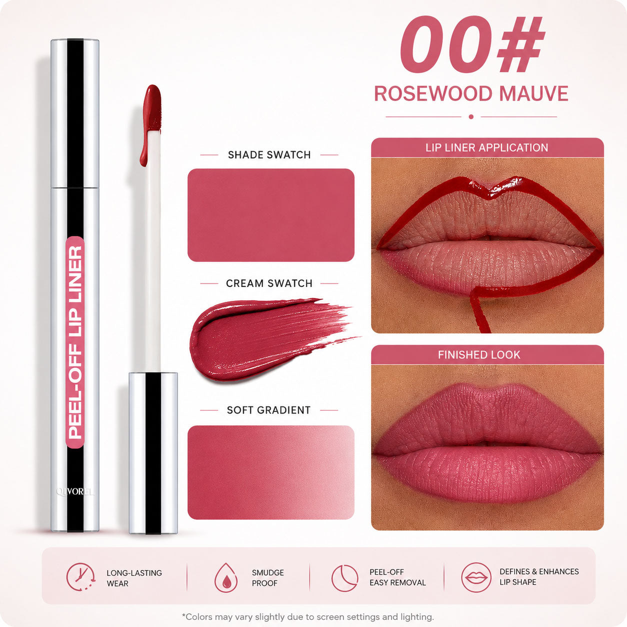 💋 2-in-1 Peel-Off Lip Color | Easy to Wear & Take Off
