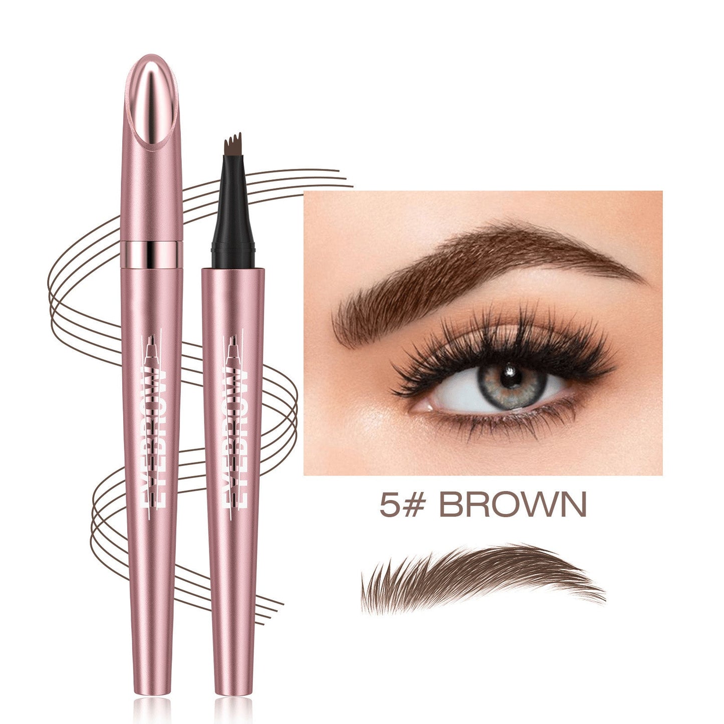 Last Day ✨ Buy 1 Get 2 Free – Waterproof Micro-Fork Eyebrow Pencil + Free Eyeliner & Mascara