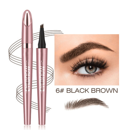 Last Day ✨ Buy 1 Get 2 Free – Waterproof Micro-Fork Eyebrow Pencil + Free Eyeliner & Mascara