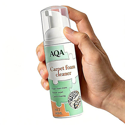 AQA Quick‑Dry Foam Cleaner, Lifts Embedded Stains with Bonus Cleaning Towel for Home Fabrics