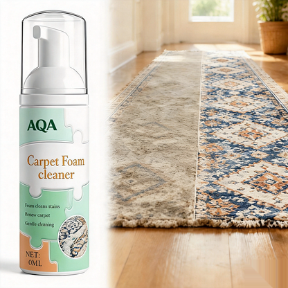 AQA Quick‑Dry Foam Cleaner, Lifts Embedded Stains with Bonus Cleaning Towel for Home Fabrics