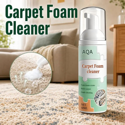 AQA Quick‑Dry Foam Cleaner, Lifts Embedded Stains with Bonus Cleaning Towel for Home Fabrics