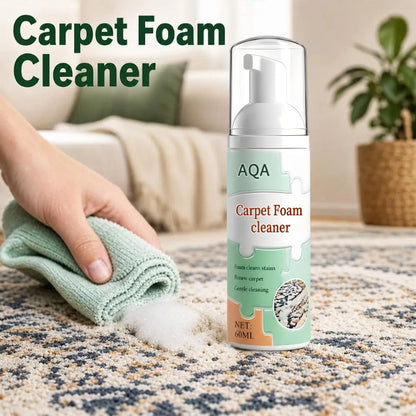 AQA Quick‑Dry Foam Cleaner, Lifts Embedded Stains with Bonus Cleaning Towel for Home Fabrics
