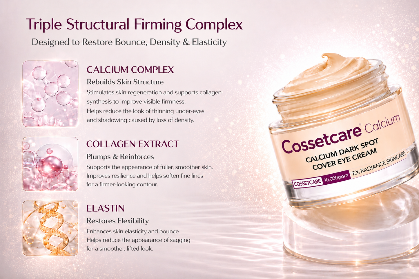 🔥LAST DAY 50% OFF!!Cougex Korean Calcium Dark Spot Eye Cream