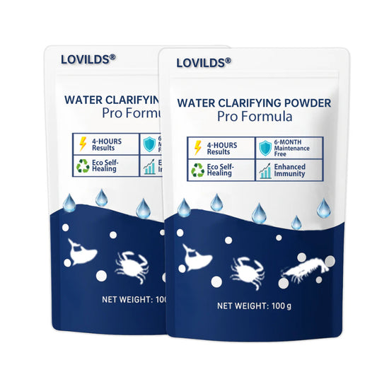 🌟 Official Store |⏱️ Crystal Clear in 24 Hours! | LOVILDS®Water Clarifying Powder