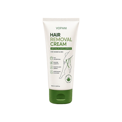 Natural Gentle Hair Removal Cream | For Women & Men, Sensitive Skin