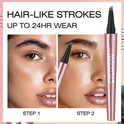 Last Day ✨ Buy 1 Get 2 Free – Waterproof Micro-Fork Eyebrow Pencil + Free Eyeliner & Mascara