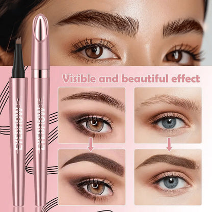 Last Day ✨ Buy 1 Get 2 Free – Waterproof Micro-Fork Eyebrow Pencil + Free Eyeliner & Mascara