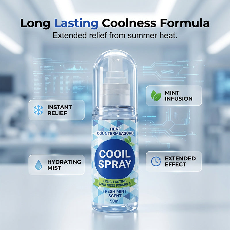 Summer Heat Torture? One Spray Instantly Cool Your Clothes, No Sticky Sweaty Discomfort!
