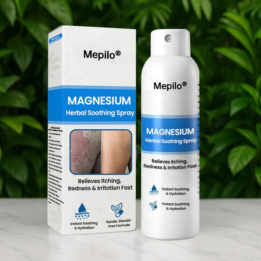 ✅ Official Store: Mepilo Magnesium Herbal Spray | Relieves psoriasis & eczema, improves bacterial infections, treats acne & warts