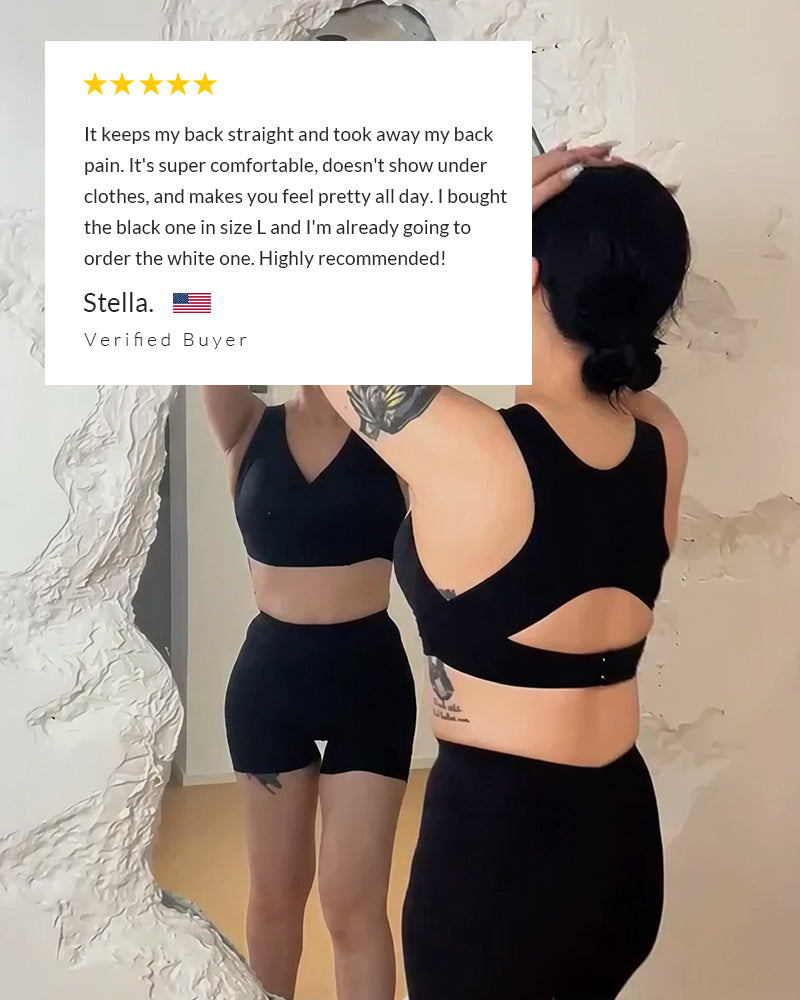 🔥LAST DAY PROMOTION 🔥- 50% OFF Front Closure Cross-Back Wireless Posture Bra
