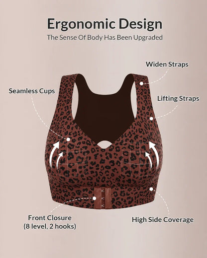 🔥LAST DAY PROMOTION 🔥- 50% OFF Front Closure Cross-Back Wireless Posture Bra